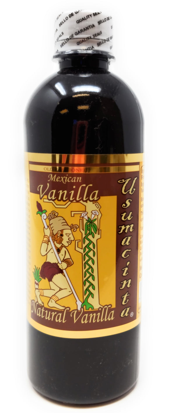 Usumacinta Pure Mexican Vanilla 16.8 Ounces, Amber
